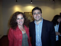 Isabel Viviani junto al Alcalde Mario Olavarra (21kb)